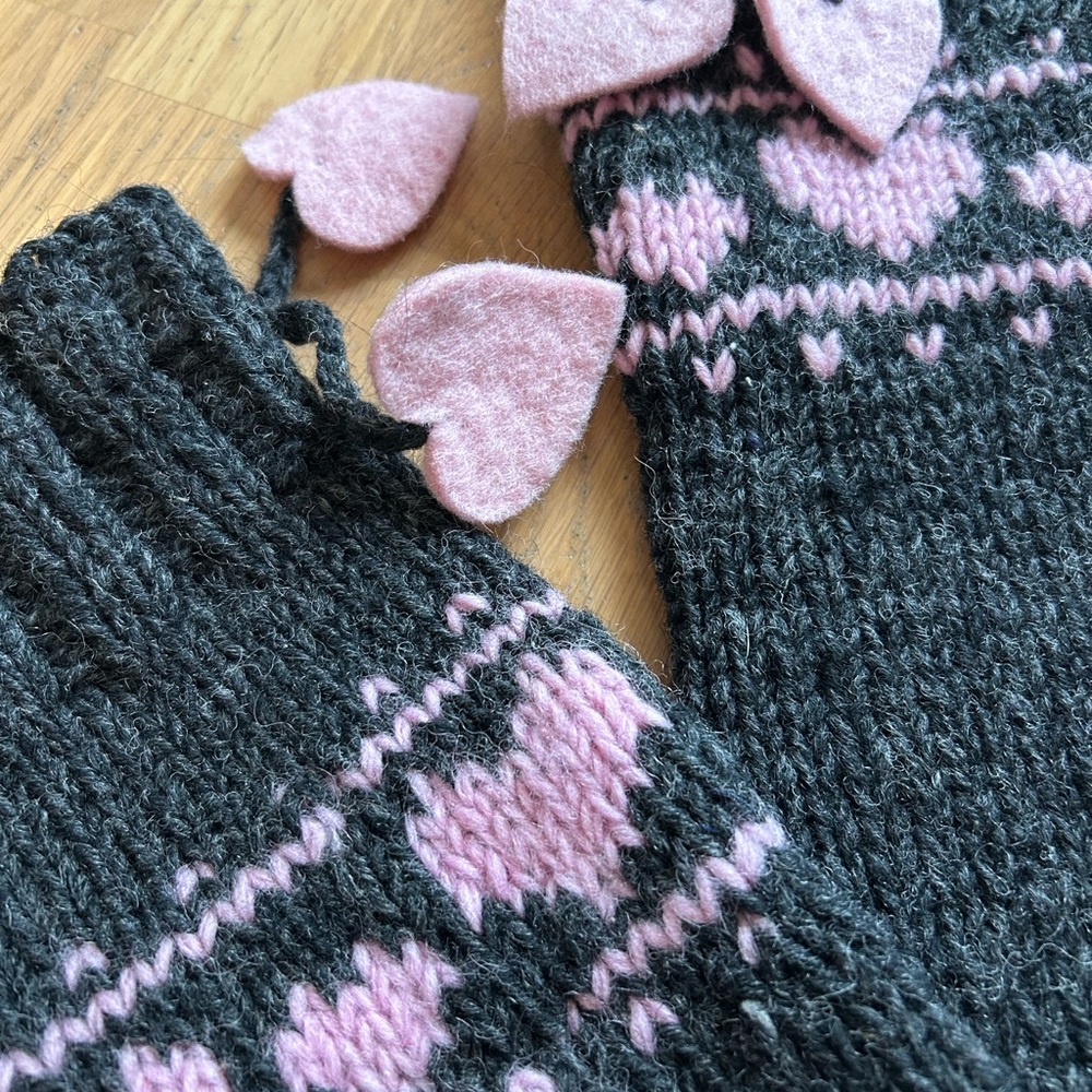 Adult wool leg warmers